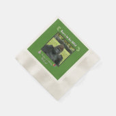 Wild Gorilla Jungle Birthday Design Servet (Hoek)