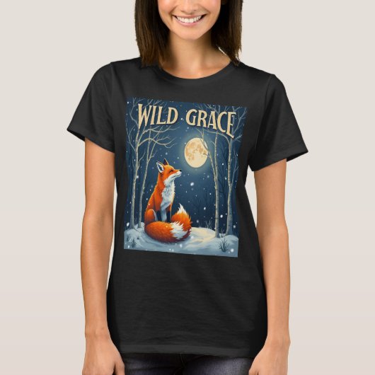Wild Grace: elegant en fel T-shirt (Voorkant)