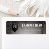 Wild Grace: opvallend portret van een leeuw Etiket (Insitu)