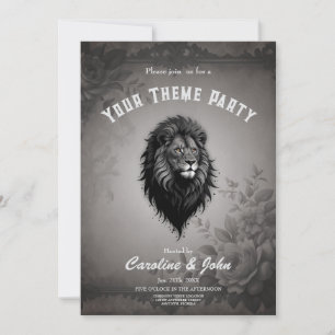 Wild Grace: opvallend portret van een leeuw Kaart