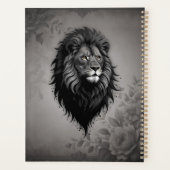 Wild Grace: opvallend portret van een leeuw Planner (Achterkant)