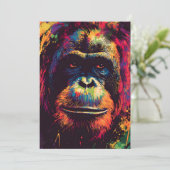 Wild Graffiti Urban Oerwoud Gorilla Aankondiging (Staand voorkant)