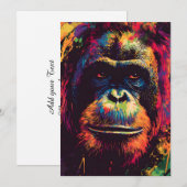 Wild Graffiti Urban Oerwoud Gorilla Aankondiging (Voorkant / Achterkant)