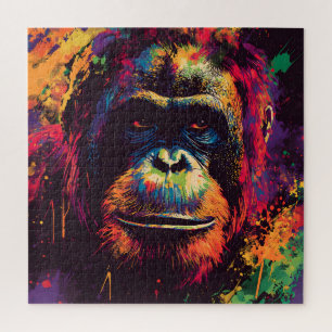 Wild Graffiti Urban Oerwoud Gorilla Legpuzzel