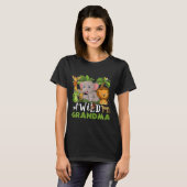 Wild Grandma Oerwoud Safari Zoo Theme T-shirt (Voorkant volledig)