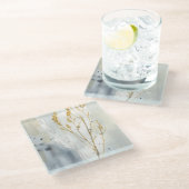 Wild Grass Glazen Onderzetter (Schuin)