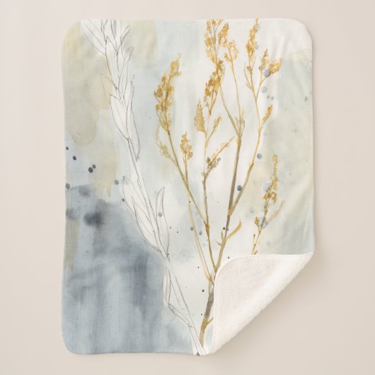 Wild Grass Sherpa Deken (Voorkant)