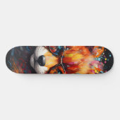 Wild Gratis Abstracte Pop Fox Persoonlijk Skateboard (Horizontaal)