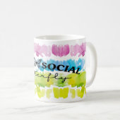 Wild & Gratis Anti Sociale Vlinder Boho Mok (Voorkant rechts)