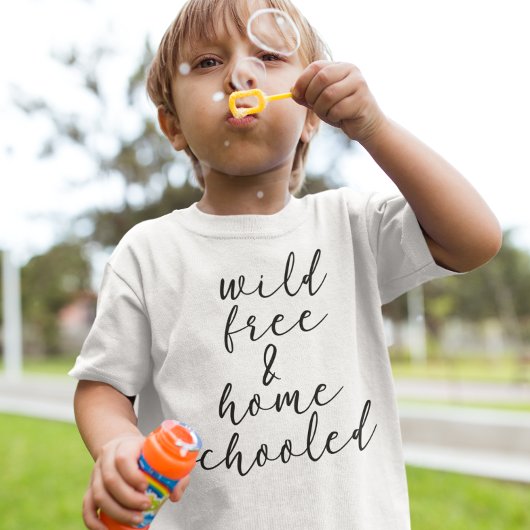 Wild Gratis en Homeschooled T-shirt
