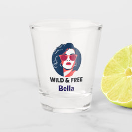 Wild & Gratis - Gepersonaliseerde echtscheiding Si Shot Glas