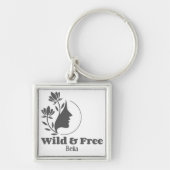 Wild & Gratis - Gepersonaliseerde echtscheiding Si Sleutelhanger (Voorkant)