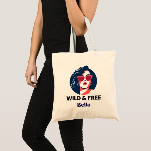 Wild & Gratis - Gepersonaliseerde echtscheiding Si Tote Bag (Voorkant (product))