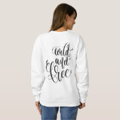 Wild & Gratis sweatshirt (Achterkant volledig)