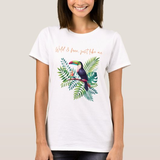 Wild & Gratis Toucan T-shirt (Voorkant)