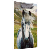 Wild Gray Horse Klembord (Rechts)