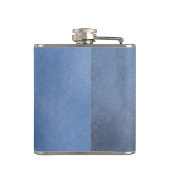 Wild Gray Wolf Paw Print in Winter Snow Heupfles (Achterkant)