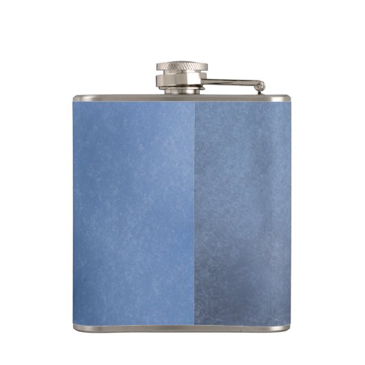 Wild Gray Wolf Paw Print in Winter Snow Heupfles (Achterkant)