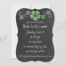 Wild Green Rozen Chalkboard Bridal