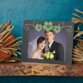 Wild Green Rozen Chalkboard Fotoplaat (Zijkant)