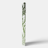 Wild Green Zebra Print Case-Mate iPhone Case (Achterkant / Rechts)