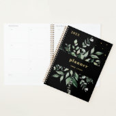 Wild Greenery | Elegant Black Planner (Display)