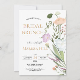 Wild greenery Vrijgezellenfeest Brunch Uitnodiging