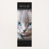 Wild Grey Cat - Yoga Mat (Voorkant)