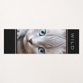 Wild Grey Cat - Yoga Mat (Voorkant (horizontaal))