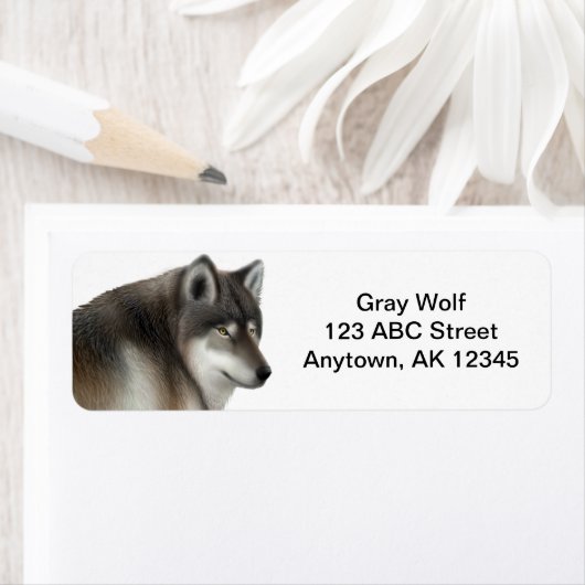 Wild Grey Wolf Etiket (Insitu)