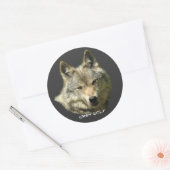 WILD GREY WOLF Wildlife Stickers (Envelop)