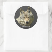WILD GREY WOLF Wildlife Stickers (Tas)