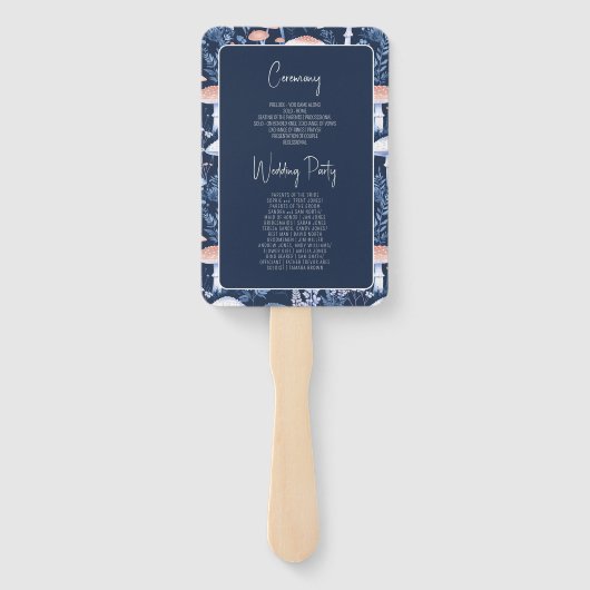 Wild & grillig huwelijksprogramma ID1110 Handwaaier (Achterkant)