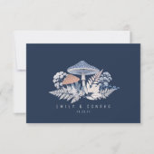 Wild & grillige bruiloft Grappige Antwoorden ID111 RSVP Kaartje (Voorkant)