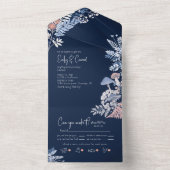 Wild & grillige bruiloft ID1110 All In One Uitnodiging (Binnen)