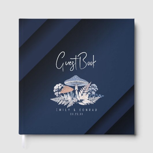 Wild & grillige bruiloft Motief ID1110 Uitnodiging Gastenboek (Voorkant)