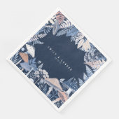 Wild & grillige grens bruiloft ID1110 Servet (Hoek)