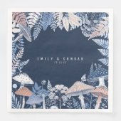 Wild & grillige grens bruiloft ID1110 Servet (Voorkant)