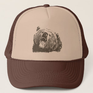 Wild Grizzly Beer Roaring Trucker Pet