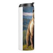 "Wild Grizzly Thermal Tumbler" Thermosbeker (Gedraaid links)