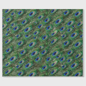 wild-groene paukveren cadeaupapier (Vlak)