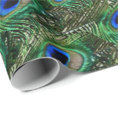 wild-groene paukveren cadeaupapier (Rol Hoek)