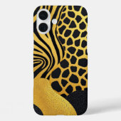 Wild Guard: Zwart en Geel Dierenprint Case-Mate iPhone Case (Achterkant)