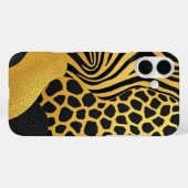 Wild Guard: Zwart en Geel Dierenprint Case-Mate iPhone Case (Achterkant (horizontaal))