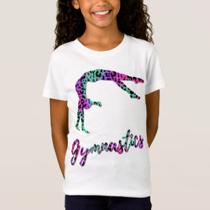 Wild Gymnastiek Meisje   Gymnastiek met dierenprin T-shirt