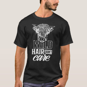 Wild Hair houdt niet van Schotse boerderijdieren T-shirt