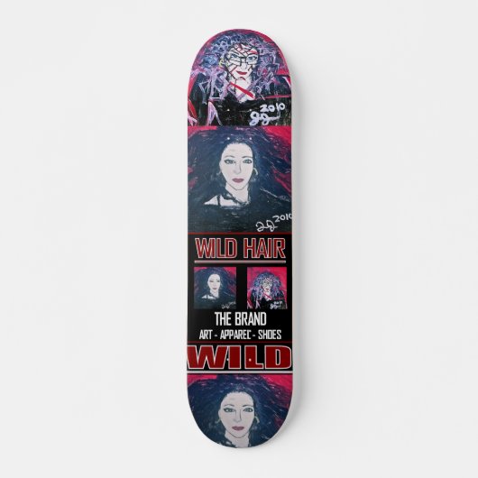 WILD HAIR PERSOONLIJK SKATEBOARD (Voorkant)