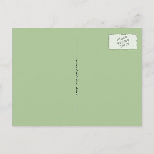 Wild Hare Exuberance Pastel Art Briefkaart (Achterkant)