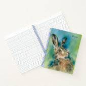 Wild Hare Exuberance Pastel Art Notitieboek (Binnen)