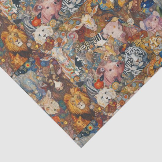 "Wild Harmony" Tissuepapier (Detail)